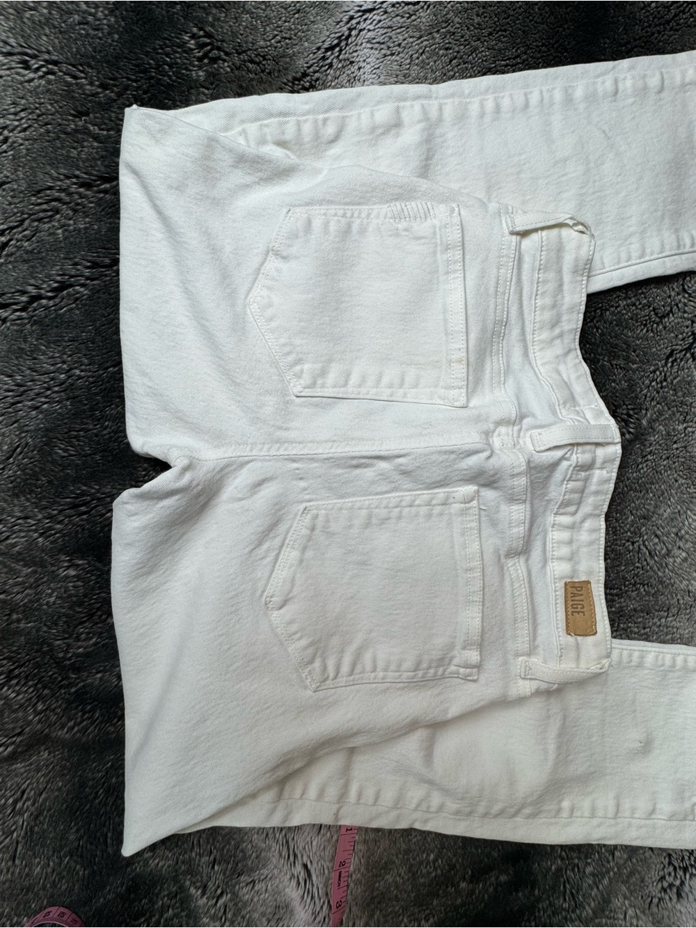 PAIGE White Straight-Leg Women’s Jeans